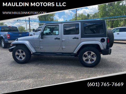 2018 Jeep Wrangler JK Unlimited for sale at MAULDIN MOTORS LLC in Sumrall MS