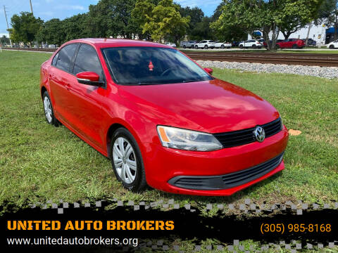 2011 Volkswagen Jetta for sale at UNITED AUTO BROKERS in Hollywood FL