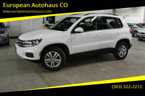 2017 Volkswagen Tiguan for sale at European Autohaus CO in Denver CO