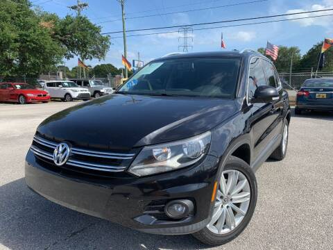 2014 Volkswagen Tiguan for sale at Das Autohaus Quality Used Cars in Clearwater FL