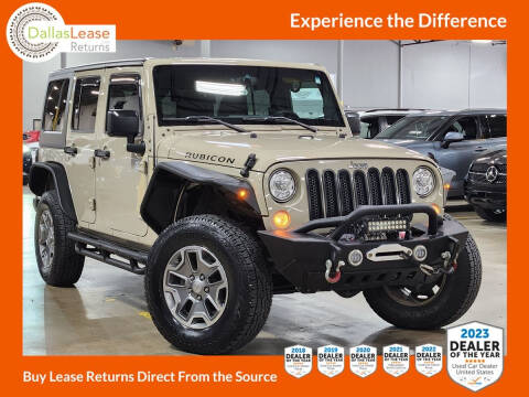 2017 Jeep Wrangler Unlimited for sale at Dallas Auto Finance in Dallas TX