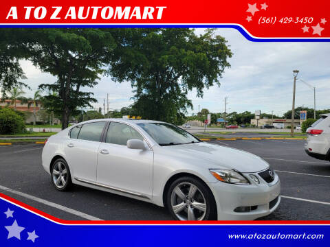 2007 Lexus GS 350 for sale at A TO Z  AUTOMART in West Palm Beach FL