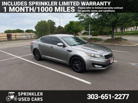 2013 Kia Optima for sale at Sprinkler Used Cars in Longmont CO