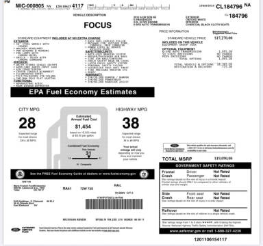 2012 Ford Focus SE