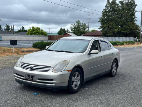 2003 Infiniti G35 for sale at Apex Motors Lakewood LLC in Lakewood WA