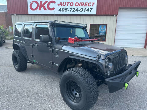 2016 Jeep Wrangler Unlimited for sale at OKC Auto Direct, LLC in Oklahoma City OK