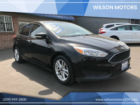 2016 Ford Focus for sale at WILSON MOTORS in Stockton CA