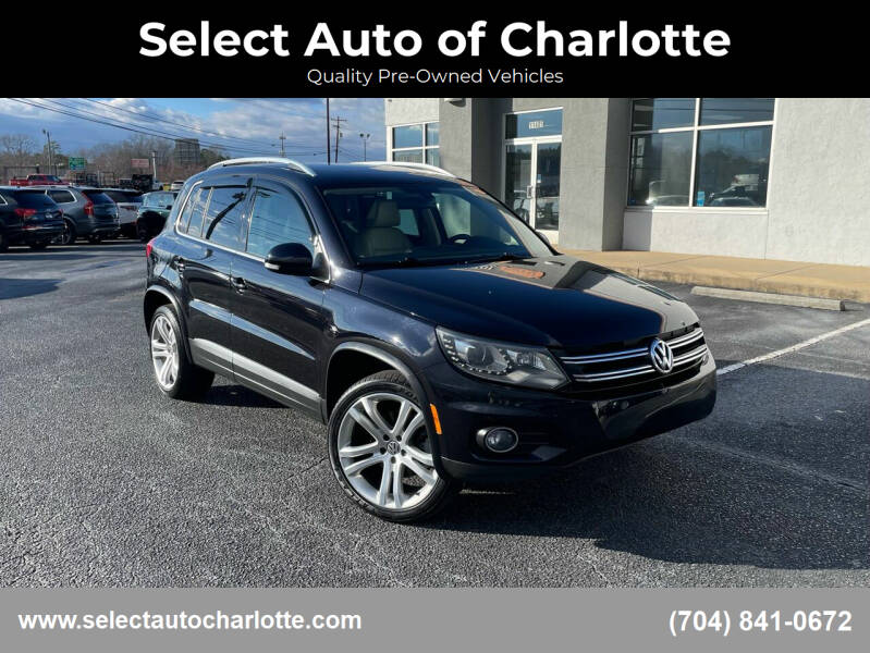 2016 Volkswagen Tiguan for sale at Select Auto of Charlotte in Matthews NC