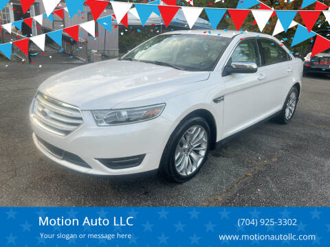 2015 Ford Taurus for sale at Motion Auto LLC in Kannapolis NC