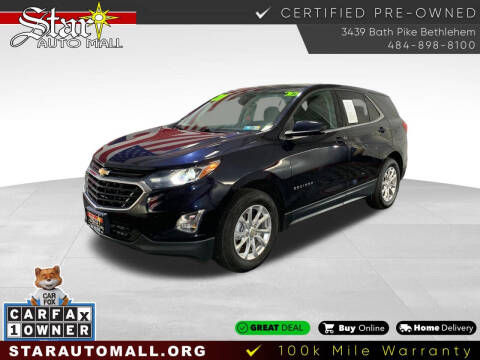 2020 Chevrolet Equinox for sale at STAR AUTO MALL 512 in Bethlehem PA