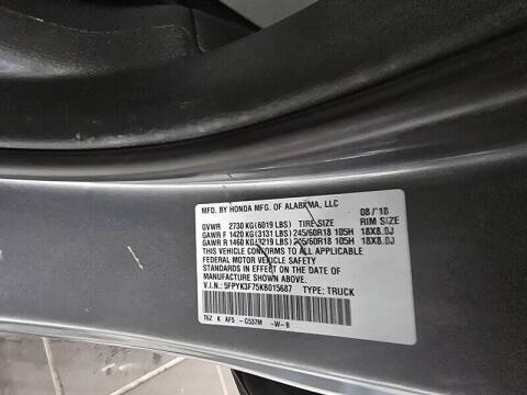 2019 Honda Ridgeline RTL-E