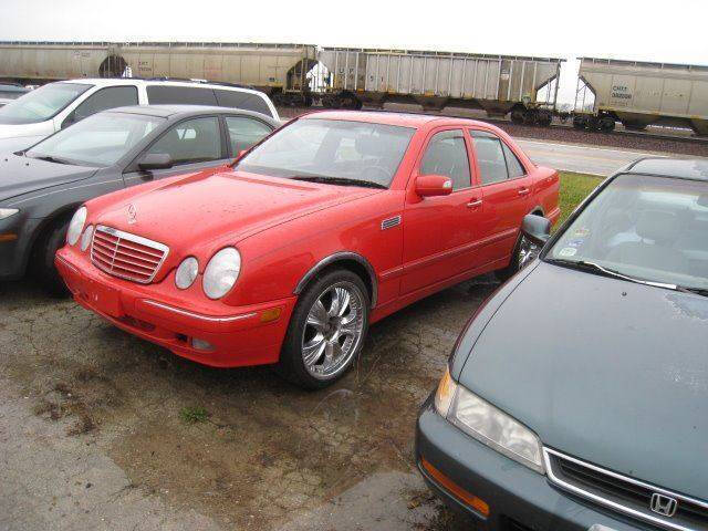 Red 2002 Mercedes-Benz E-Class E 320 E 320 4dr Sedan 1