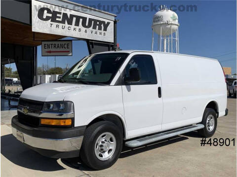 2021 Chevrolet Express for sale at CENTURY TRUCKS & VANS in Grand Prairie TX