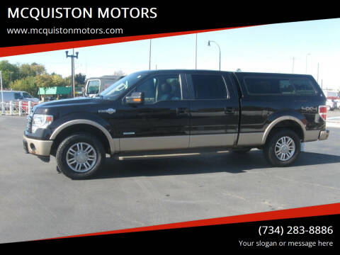 2014 Ford F-150 for sale at MCQUISTON MOTORS in Wyandotte MI