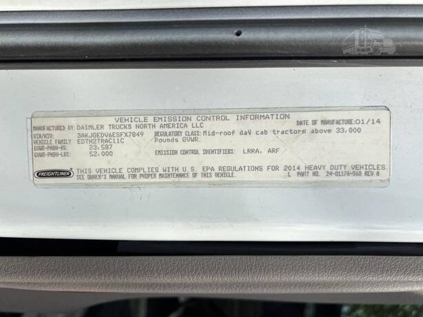 2014 Freightliner Cascadia