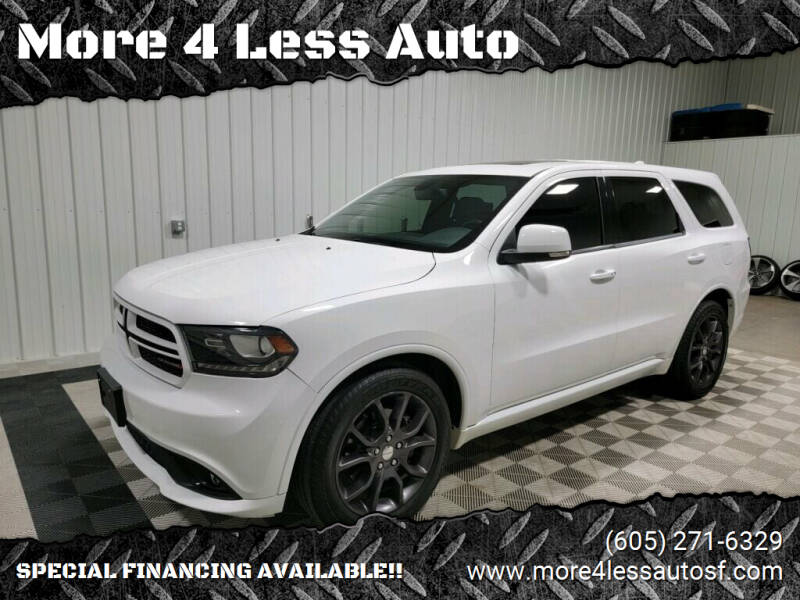 2015 Dodge Durango for sale at More 4 Less Auto in Sioux Falls SD