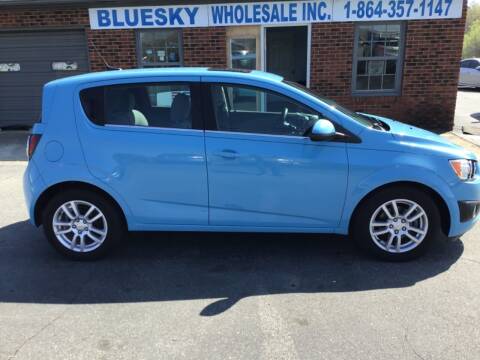 2014 Chevrolet Sonic for sale at BlueSky Wholesale Inc in Chesnee SC