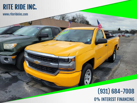 2018 Chevrolet Silverado 1500 for sale at RITE RIDE INC. - Rite Ride Inc 2 in Shelbyville TN