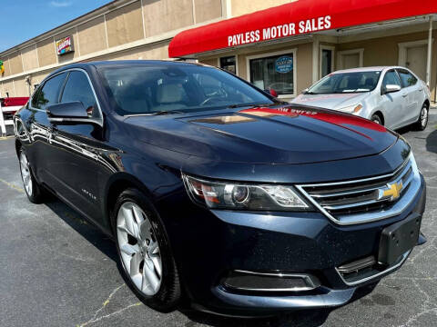 2017 Chevrolet Impala for sale at Payless Motor Sales LLC in Burlington NC