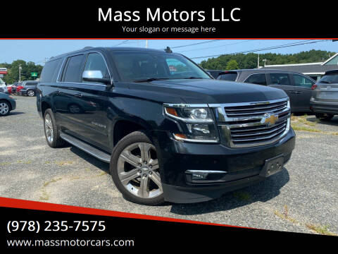 2016 Chevrolet Suburban for sale at Mass Motors LLC in Worcester MA