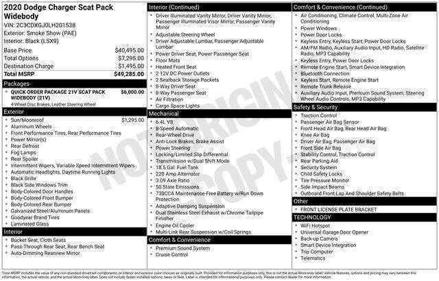 2020 Dodge Charger Scat Pack