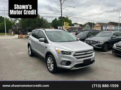2019 Ford Escape for sale at Shawn's Motor Credit in Houston TX
