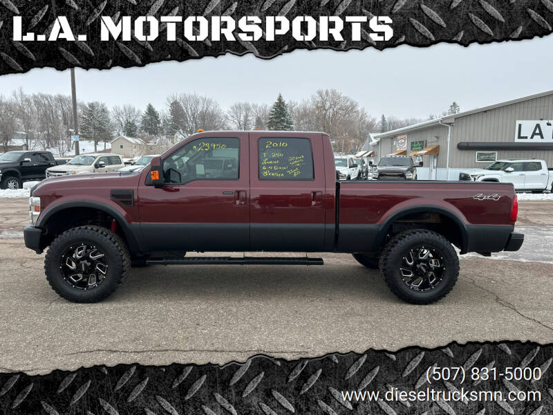 2010 Ford F-250 Super Duty for sale at L.A. MOTORSPORTS in Windom MN