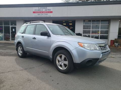2013 Subaru Forester for sale at Landes Family Auto Sales in Attleboro MA