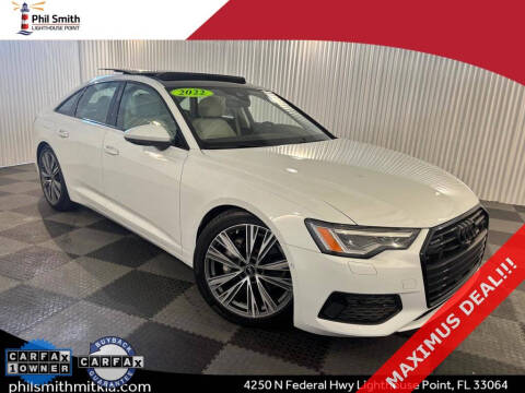 2022 Audi A6 for sale at PHIL SMITH AUTOMOTIVE GROUP - Phil Smith Kia in Lighthouse Point FL