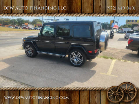 2014 Mercedes-Benz G-Class for sale at DFW AUTO FINANCING LLC in Dallas TX