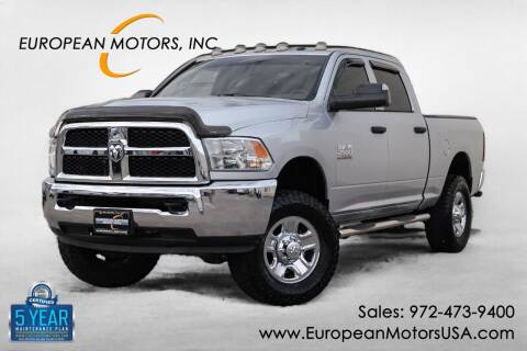 2014 RAM 2500 for sale at European Motors Inc in Plano TX