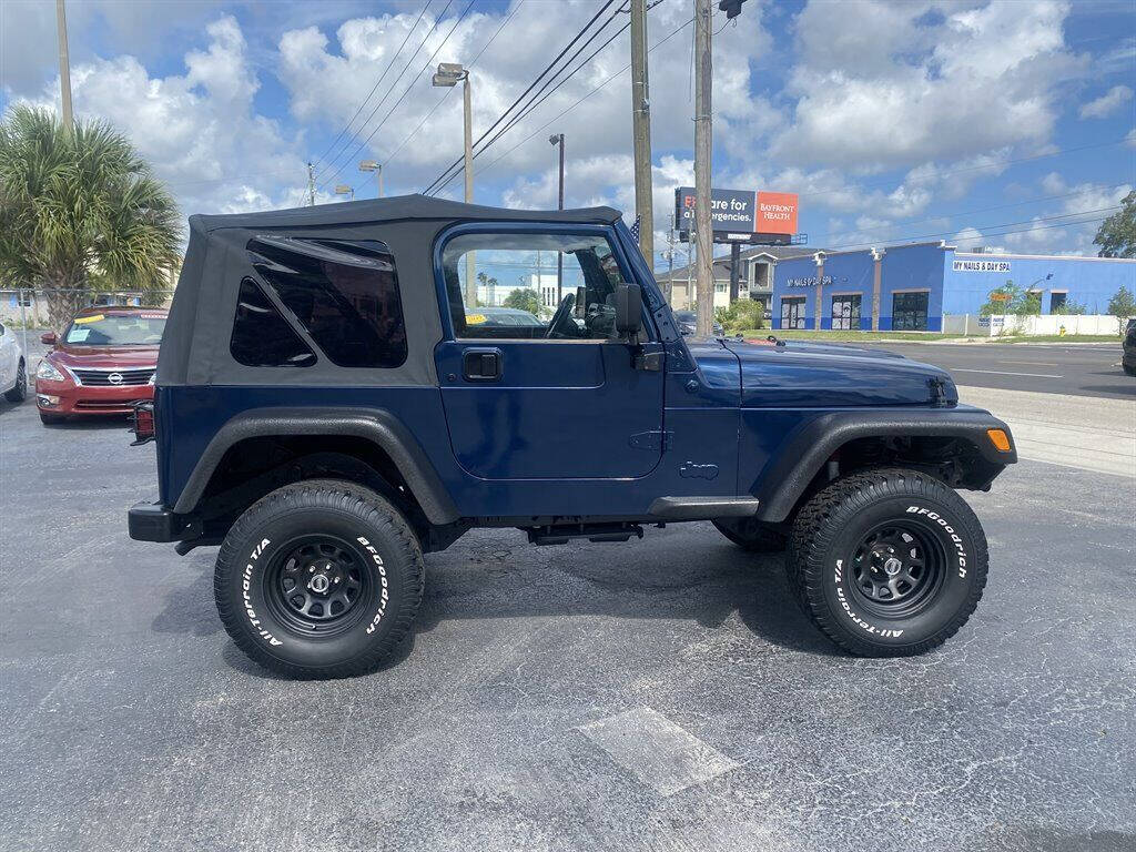 2002 Jeep Wrangler for sale at Sunshine Auto in Pinellas Park, FL