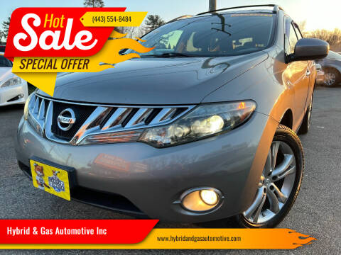 2009 Nissan Murano for sale at Hybrid & Gas Automotive Inc in Aberdeen MD