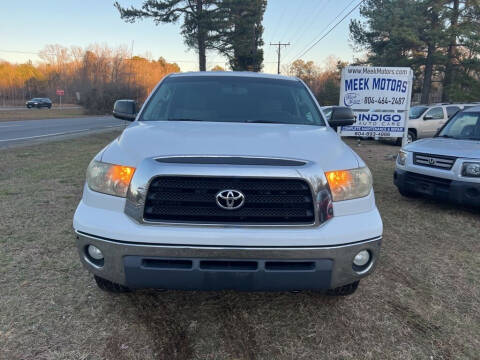 2008 Toyota Tundra for sale at MEEK MOTORS in Powhatan VA