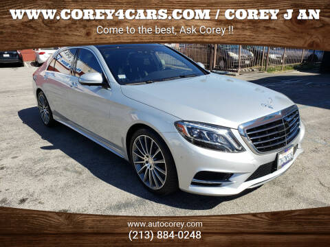 2015 Mercedes-Benz S-Class for sale at WWW.COREY4CARS.COM / COREY J AN in Los Angeles CA