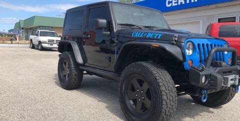 2012 Jeep Wrangler for sale at Perrys Certified Auto Exchange in Washington IN