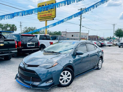 2017 Toyota Corolla for sale at Grand Auto Sales in Tampa FL