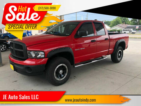 2005 Dodge Ram Pickup 1500 for sale at JE Auto Sales LLC in Indianapolis IN