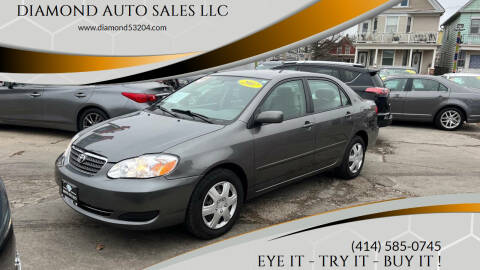 2007 Toyota Corolla for sale at DIAMOND AUTO SALES LLC in Milwaukee WI