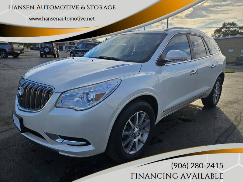 2015 Buick Enclave for sale at Hansen Automotive & Storage in Escanaba MI