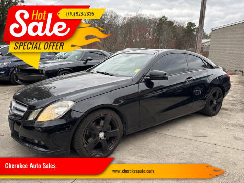 2010 Mercedes-Benz E-Class for sale at Cherokee Auto Sales in Acworth GA
