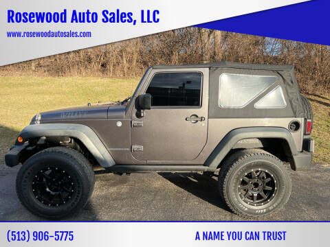 2014 Jeep Wrangler for sale at Rosewood Auto Sales, LLC in Hamilton OH