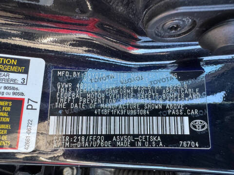 2015 Toyota Camry SE