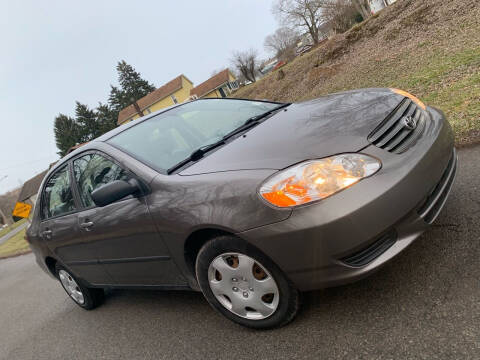2003 Toyota Corolla for sale at Trocci's Auto Sales in West Pittsburg PA