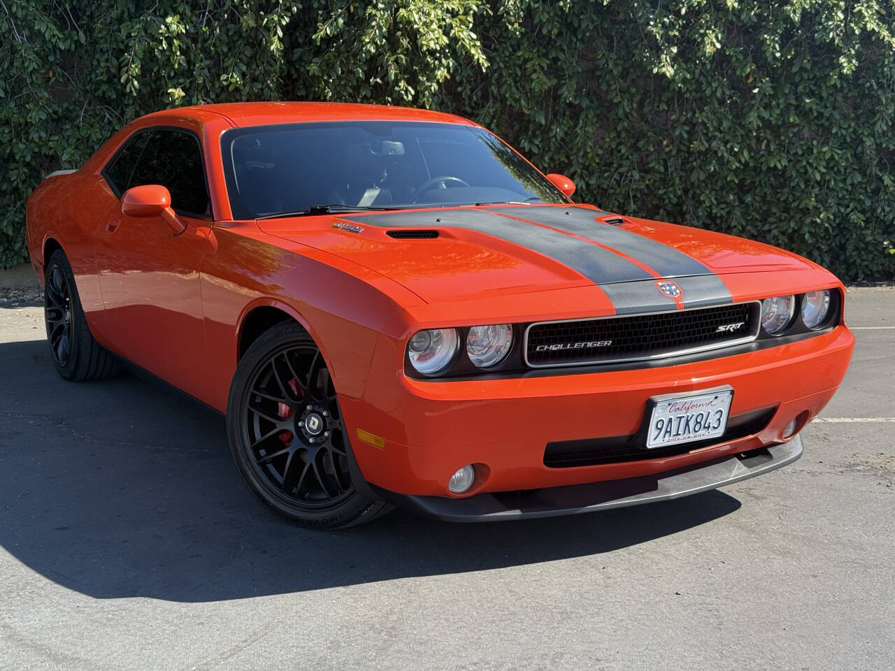 Orange 2009 Dodge Challenger SRT8 SRT8 2dr Coupe 2