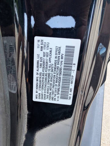 2016 Honda Odyssey EX