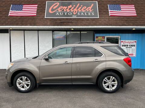 2012 Chevrolet Equinox for sale at Certified Auto Sales, Inc in Lorain OH