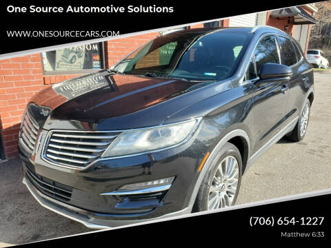 2015 Lincoln MKC for sale at One Source Automotive Solutions in Braselton GA