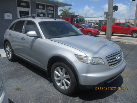 2006 Infiniti FX35 for sale at K & V AUTO SALES LLC in Hollywood FL
