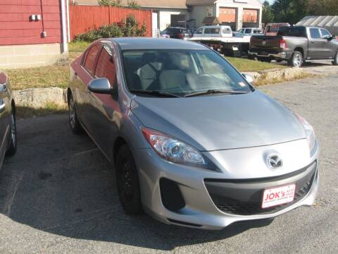 2013 Mazda MAZDA3 for sale at Joks Auto Sales & SVC INC in Hudson NH